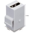 thumbnail image 1 of Victek 10-paquete HDMI Keystone femenino a acoplador femenino para placa de pared-blanco, HD-9523, 1 of 2