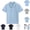 Light Blue, variant on YOUYEDIAN Back to School Kids Polo Shirt Quick Dry Collared School Uniform Casual Athletic Short Sleeve Tee