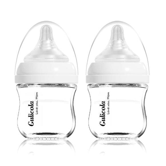 Biberón Gulicola, vaso pequeño para recién nacido, 90 ml, paquete de 2