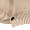 thumbnail image 5 of Dovford Men's V Neck Cardigan Sweater Casual Slim Fit Lightweight Sweaters Button Down Knitted Sweater with Pockets, 5 of 6