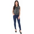 thumbnail image 2 of Juicy Trendz Women’s Denim Vests Button Down Sleeveless Outerwear Casual Jean Jacket with Chest Flap Pockets Grey, 2 of 2