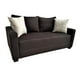 thumbnail image 3 of Love Seat Salvanto Lilo Lino Café, Moderno, 2 Plazas, 3 of 5