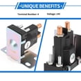 thumbnail image 4 of Unique Bargains 1 Set Truck Solenoid Relay 14V 4 Terminal Relay for Freightliner White Rodgers Durable Plastic Metal, 4 of 6