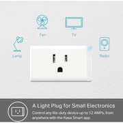 Kasa Smart Plug by TP-Link, Smart Home WiFi Outlet Works with Alexa, Echo, Google Home & IFTTT, No Hub Required, Remote Control, 12 Amp, UL Certified, 3-Pack (HS103P3)