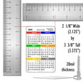 thumbnail image 4 of 2025 Monthly Calendar Badge Card Vertical (Pack of 5), 4 of 4