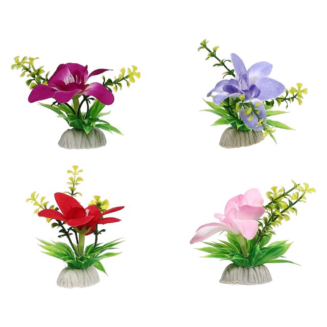 unbranded 4Ud Adornos Para Platos De Plantas Suculentas Artificiales Ideal Para Y Restaurantes