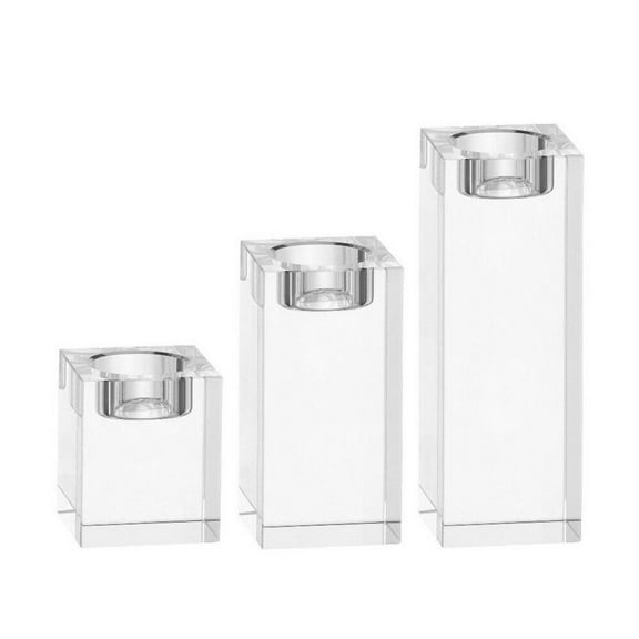 Worgeous  Tea Light Candle Holders Decorative Home Crystal Table Centerpiece