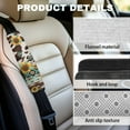 thumbnail image 6 of Yuyamidu Aztec Cow Print Car Seatbelt Cover Sunflower Seat Belt Covers 2 Pack Car Seatbelt Protector for Truck SUV Sedan Auto Acceessories Universal Car Seat Belt Pads Cover, 6 of 7