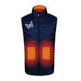 thumbnail image 5 of Odeerbi Winter Warm Heated Vest for Men Women USB Rechargeable Heated Jacket with 9 Heating Zones Lightweight Butterfly Print USB Plus Size Heated Windproof Coat Dark Blue without Power Bank, 5 of 9