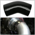 thumbnail image 4 of DNA Motoring 3.5" 4-ply 45-degree Elbow Hose Turbo Intake Intercooler Pipe Silicone Coupler Black/Red, 4 of 6