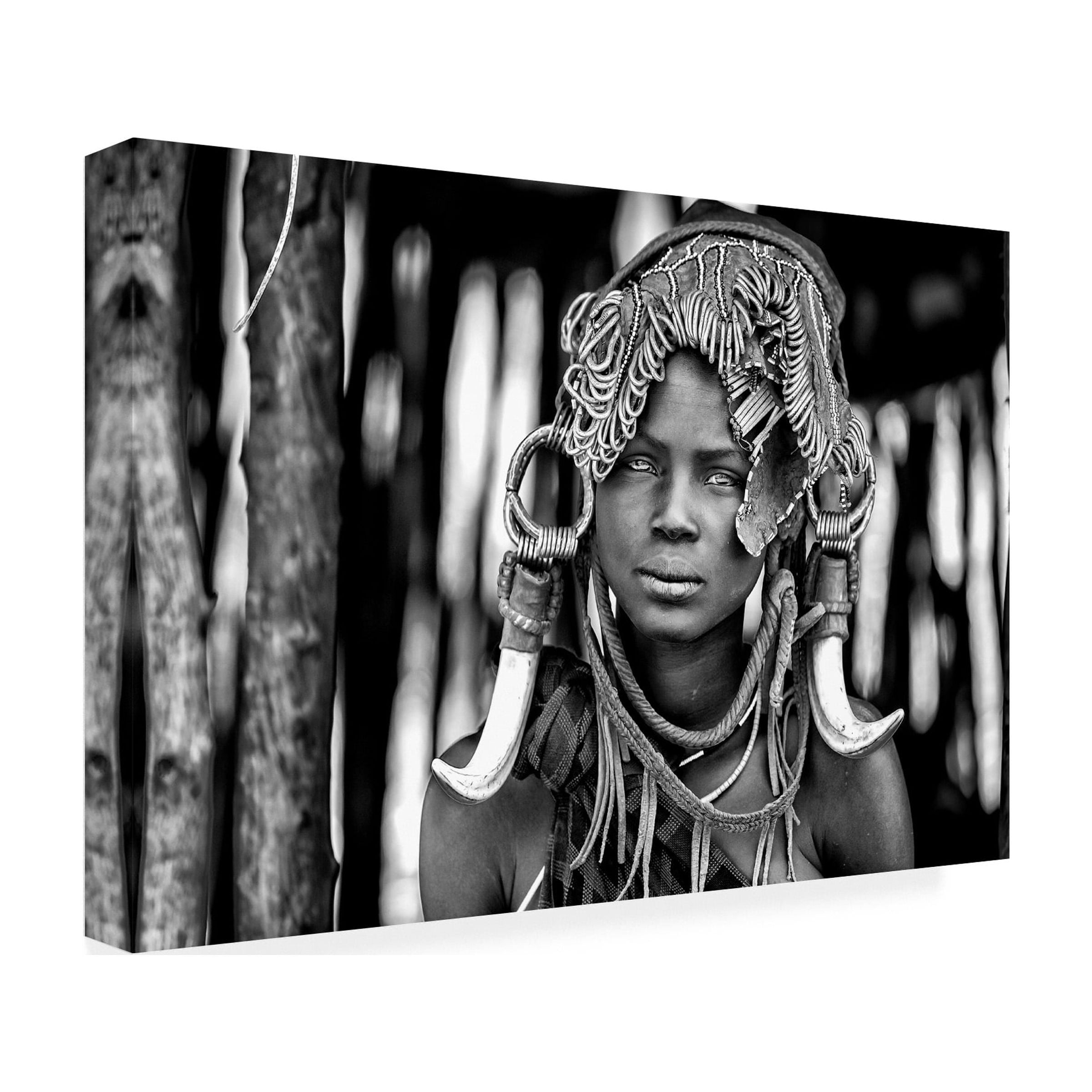 Vedran Vidak 'Mursi' Canvas Art