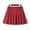 Wine, variant on purcolt Skirts for Girls Pleated Skirt A-line High Waisted School Uniform Skirts with Undershorts Elastic Flared Plain Skirts for Girls 9-16 Years