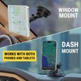 thumbnail image 4 of Scosche MP2WDHD MagicMount™ Pro2 Heavy Duty Suction Cup Mount Windshield/Dashboard  Black, 4 of 7