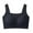 Black, variant on Bras for Womens Seamless Full Coverage Fixed Cup Supportive Wide Strap Soft Breathable Comfort Sleep Bras