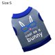 thumbnail image 2 of 4 piezas de ropa para mascotas de otoño e invierno, suministros para mascotas, tela polar, chaleco para perros pequeños "conejo" 658, 2 of 5
