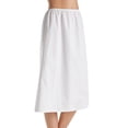 thumbnail image 2 of Women's Shadowline 1090 Cool Cottons 25 Inch Half Slip (White S), 2 of 3