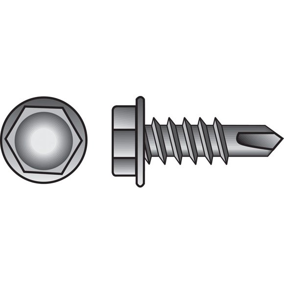 HWH DRL SCR 10-16X1 1/4 (Pack of 1)