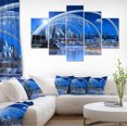 thumbnail image 1 of Blue Fantasy Landscape - Landscape Canvas Art Print, 1 of 3