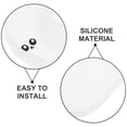 thumbnail image 3 of LOLIPPYY Transparent Silicone Sink Splash Guard for Kitchen Faucet, Helps Prevent Water Splash and Minimizes Limescale Build-Up, 3 of 8