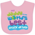 thumbnail image 3 of Inktastic Truck Driver Daddy Boys or Girls Baby Bib, 3 of 4