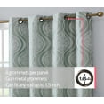 thumbnail image 7 of THD Sophia 100% Complete Blackout Privacy Energy Efficient Grommet Window Treatment Curtains - Pair, 7 of 7