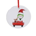 thumbnail image 1 of Decoraciones De Adornos Navideños Con Cubierta Facial Árbol De Navidad Colgante Redondo De Cerámica Colgante Con Tema De Vacuna Regalo Para La Familia Advancent AP006894-03, 1 of 6