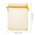 thumbnail image 4 of 100Pcs Organza Drawstring Bags Wedding Favor Bags Organza Gift Bags Party Favor Bags, 4 of 8