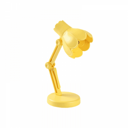 

LED mini table lamp bedroom bedside night light portable student dormitory bedroom study reading light - yellow