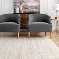thumbnail image 3 of nuLOOM Eleonora Hand Woven Jute Area Rug, 3' x 5', White, 3 of 4