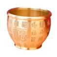 thumbnail image 2 of Cuenco del tesoro Feng Shui de 7,4 cm de altura con símbolo Fu para la riqueza y el dinero en el escritorio. Diámetro 9 cm, 2 of 9