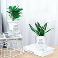 thumbnail image 2 of Watering Planter Handmade 2 Layer Self Watering Plant Flower Pot With Container, 2 of 5
