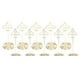 thumbnail image 1 of Portatarjetas de escritorio Bling Bling 10 piezas de clip para mensajes Portafotos de metal con base dorado, 1 of 12