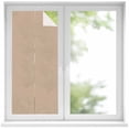 thumbnail image 2 of Beige Solid Color Window Privacy Film, Aesthetics Contemporary Luxury Static Cling UV Sun Blocking Tint Film Heat Control Windows Films for Bedroom Bathroom, Window Stickers 17.7"x39.3", 2 of 8