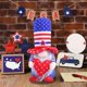 thumbnail image 4 of Figura de Gnomo Del Día de La Independencia, Diseño de La Bandera de Ee.Uu. Uu., Decoración Caprichosa para El Hogar, Ideal para Fiestas Navideñas, Decoración de Mesa para Interiores y Exteriores, Ta, 4 of 6