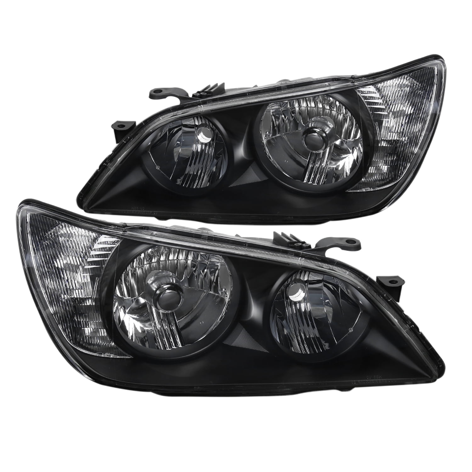SpecD Tuning Black Headlights for 20012005 Lexus Is300 Head Light