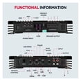 thumbnail image 4 of 2000W Car Subwoofer HIFI Slim Under-Seat Bass Powered Car Speaker Subwoofer Power Amplifier Speaker Audio Processor ,High Sound, 4 of 6