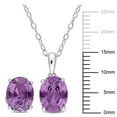 thumbnail image 2 of Everly Women's Alexandrite Sterling Silver Earrings, 2 of 7