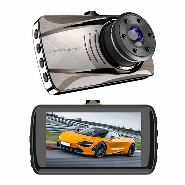 Dash Camera for Cars 1080P Fhd Dash Camera for Cars,3 Inch Ips Display Full Hd Wide Angle Car Camera with Night Vision,Loop Recording,Hdr,Motion Detection Front and Rear Dash Camera