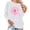 White-Tops, variant on Inverlee Women's Gerbera Daisy Petal Splash Pink Ribbon Raglan Crew Neck Sweatshirt Loose Fit Home Leisure Daily Wear Tops