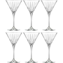 Barski Martini Cocktail Glasses, Stemmed, Set of 6, 7 oz, Clear Glass, Made in Europe