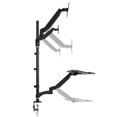 thumbnail image 2 of TygerClaw Gas Spring Sit-Stand Workstation for Dual Monitors, 2 of 3
