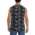 thumbnail image 4 of Haiem Men's Snails 1 Print Tank Tops Summer Sleeveless Cut Off Workout T-Shirts Fitness Vest Athletic Undershirts-Small, 4 of 8