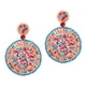 thumbnail image 3 of Pendientes colgantes con Pendientes bohemios Joyas redondas ligeras Estilo vintage Pendientes colgantes con Hecho a mano para regalo Rosado azul Sunnimix Aretes colgantes con cuentas, 3 of 8
