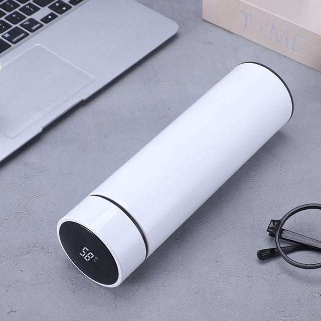 Fiudx Termo de Acero Inoxidable, Botella con Pantalla Lcd Inteligente de Temperatura, Hervidor con Aislamiento de Larga Duración, Diseño a Prueba de Fugas de 360 Grados, Ideal para Viajes, Exteriores