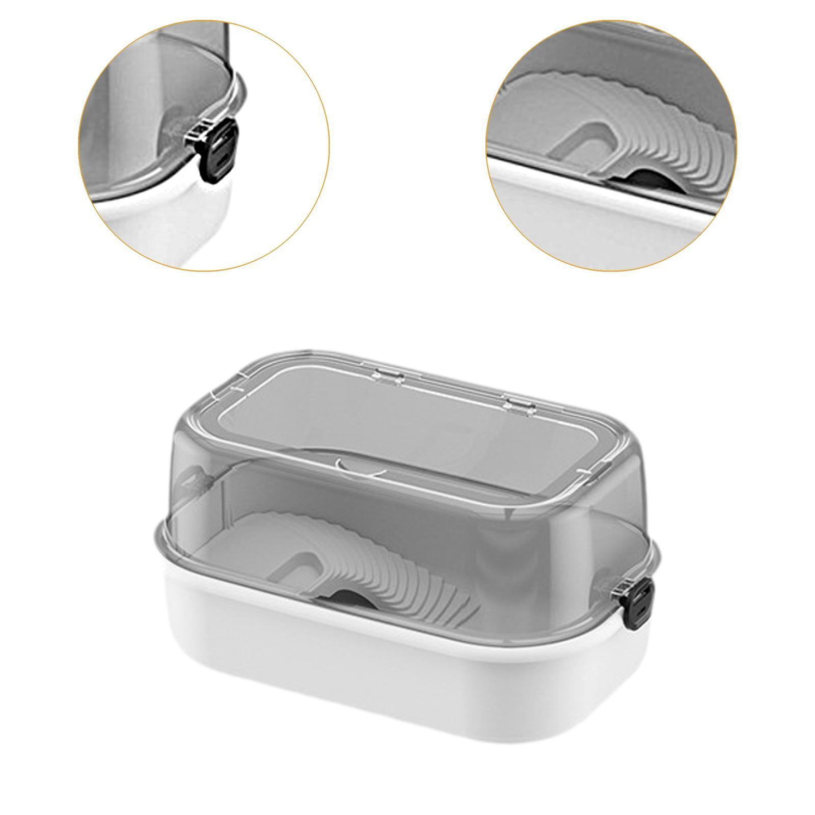 Fzaqwen Turtle Bathing Tub Tortoise Resting Terrace Reptile Habitat Multifunctional Food white