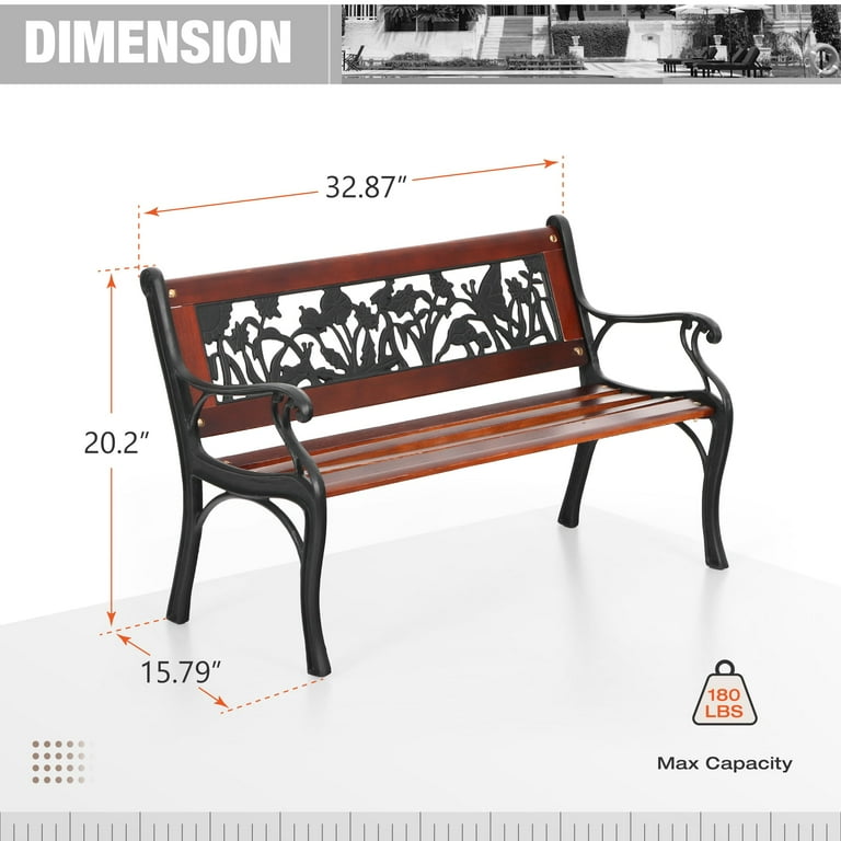Lowe's Plastic Park Bench Ends Lowes Outdoor Garden Benches