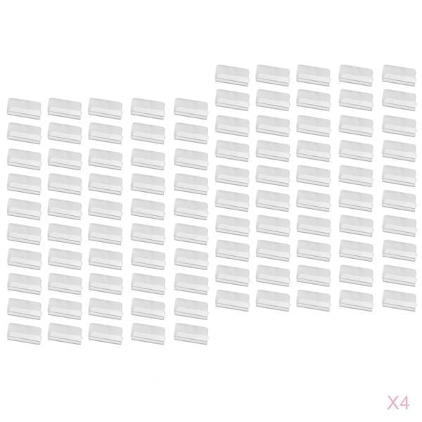 4x 100 piezas de tarjetas de exhibición de pendientes, adaptadores, pendientes, para los oídos, para tarjetas kusrkot Tarjetas de exhibición de pendientes
