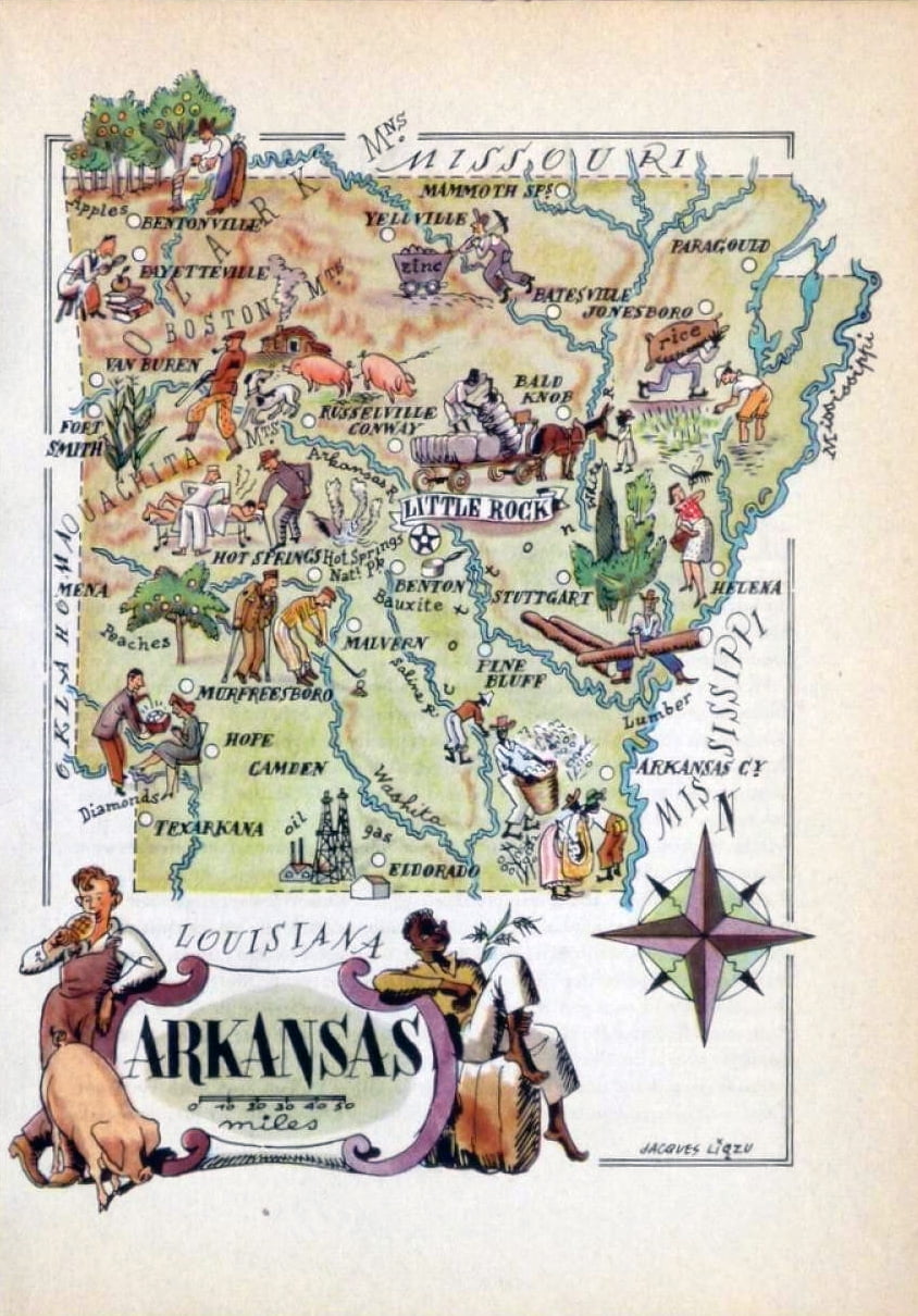 36x24 Poster The Natural State Map Flag , ArtsyCanvas Arkansas 36x24 Poster The Natural State Map Flag , ArtsyCanvas Arkansas
