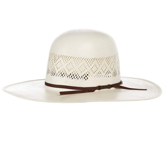American Hats Mens American Hat Company 8300 Fancy Vent Ivory 4 1/4` RO 63/4