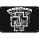 thumbnail image 1 of Placa Metal Vintage Banda Rammstein Pintura Hierro Rectangular Pared 30x20cm, 1 of 9